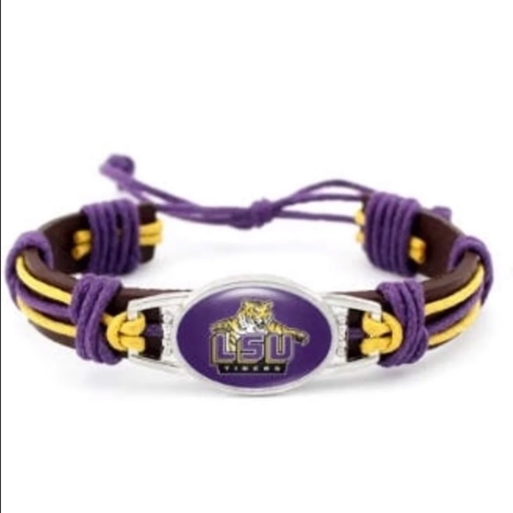 LSU Tiger Cuff Bracelet